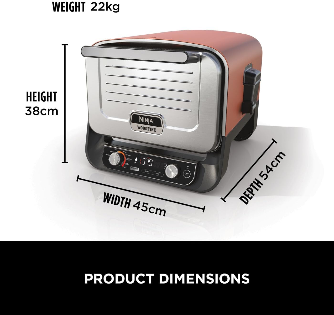 Ninja OO101UK Woodfire outdoor oven, Artisan Pizza maker and BBQ