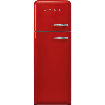 Smeg FAB30LRD5UK 50's style Retro Fridge freezer Left Hand Hinge - Red