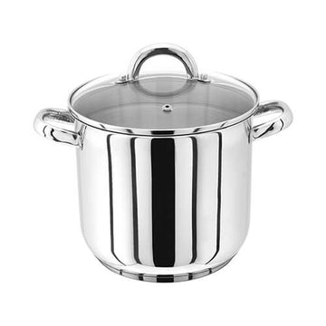Judge JP80 20cm 5 litre Stainless Steel Stockpot With Vented Glass Lid