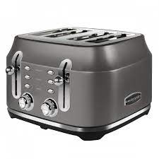 Rangemaster RMCL4S201GY 4 Slice Toaster Grey