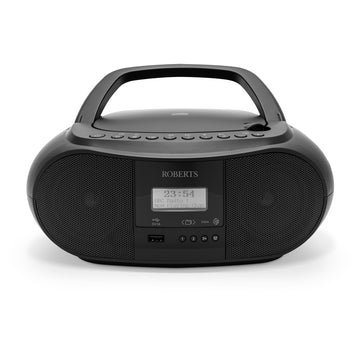 Roberts Zoombox 4 DAB/DAB+/FM/CD Bluetooth Radio - Black