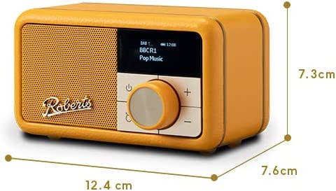 Roberts Revival Petite Portable Radio - Yellow – Basil Knipe Electrics