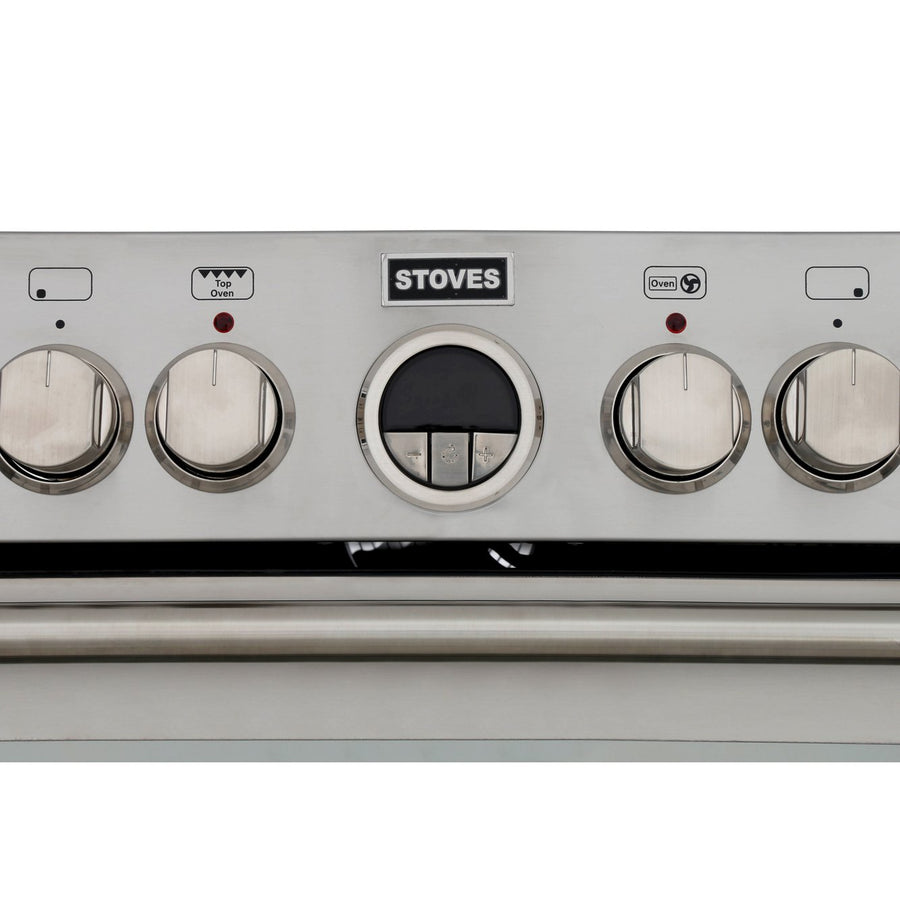 Stoves STR600ESTA sterling 60cm electric cooker in stainless steel