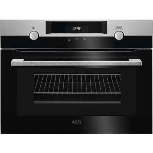 AEG KMK565060X Built-in Combination Microwave & Compact Oven - Stainless Steel