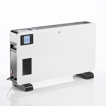 Daewoo HEA1812 2.3Kw White LCD Display Convector Heater With Turbo + Timer + Remote Control