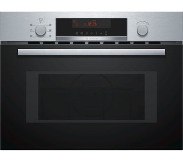 Bosch CMA583MS0B Serie 4 Built-In Combination Microwave Oven & Grill In Stainless Steel