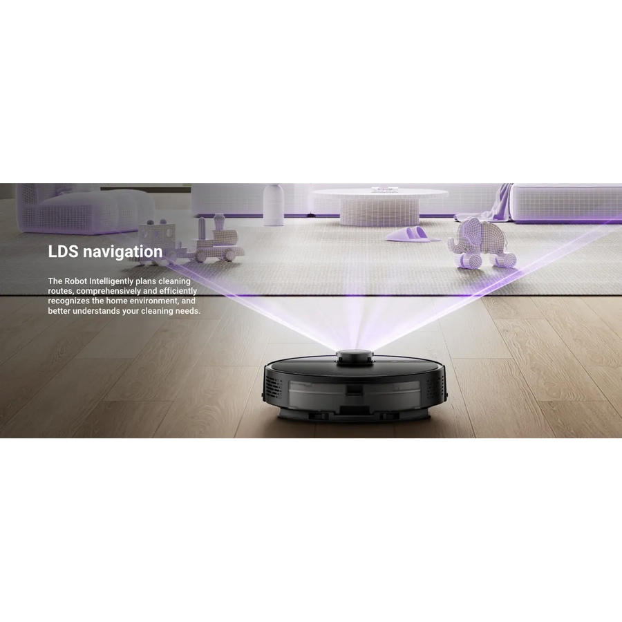 Eureka N6 plus NERN6PLUSBK Robotic Vacuum Cleaner - Black