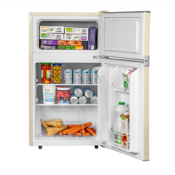 SIA RFM88C retro style mini fridge freezer - cream