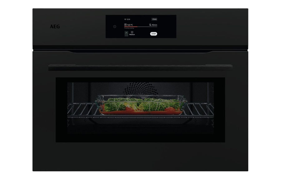 AEG 8000 NKK8N721T built-in Microwave & Oven - Matt Black