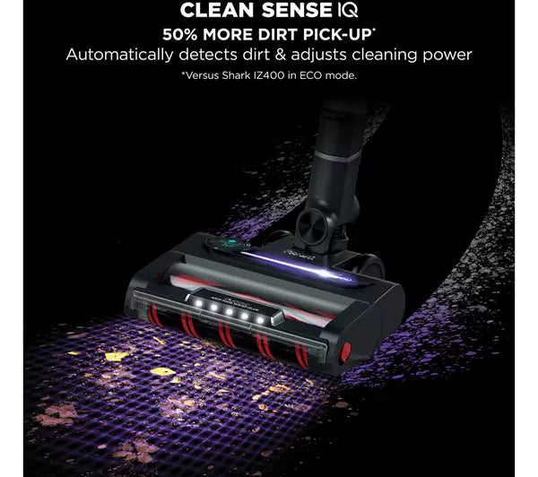 SHARK Stratos Anti Hair Wrap Plus Pet Pro IZ420UKT Cordless Vacuum Cleaner - Silver [double battery]