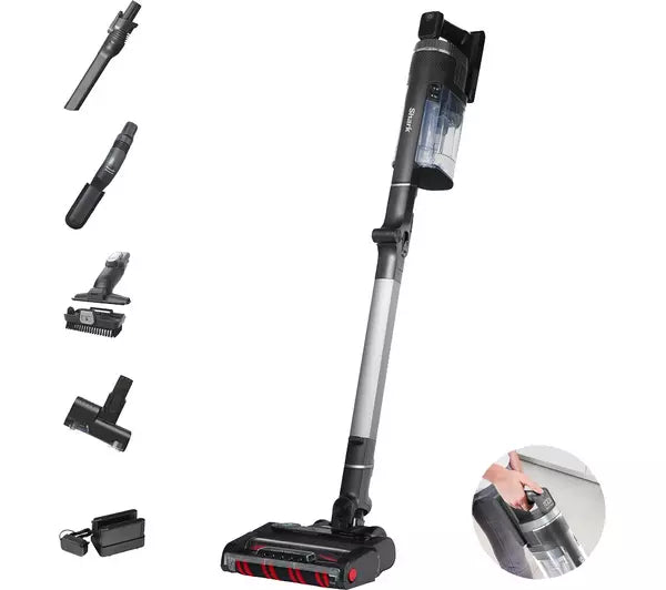 SHARK Stratos Anti Hair Wrap Plus Pet Pro IZ420UKT Cordless Vacuum Cleaner - Silver [double battery]