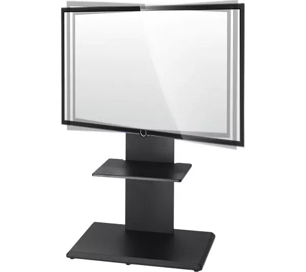 TTAP FS2 BLK 640mm TV stand with bracket [up to 65'' TV]