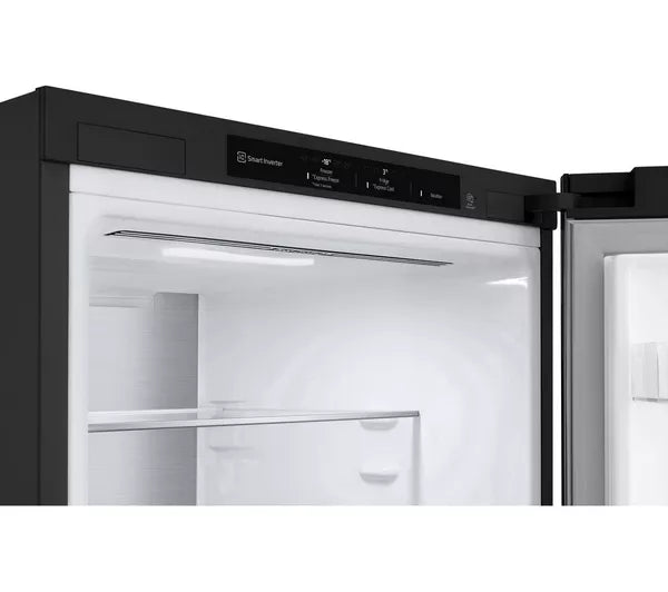 LG GBV5240CEP NatureFRESH 70/30 Total No Frost Fridge Freezer - Black [Free 5-year parts & labour guarantee]