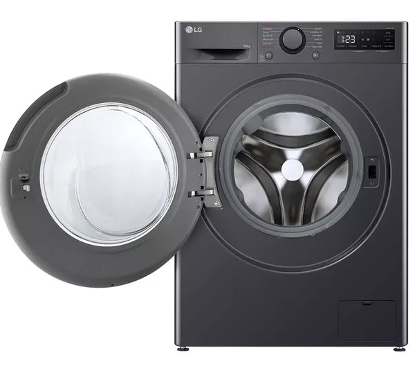 LG F4Y511GBLN1 11kg AI DD™ Steam Washing Machine – Slate Grey [Free 5-year parts & labour guarantee]
