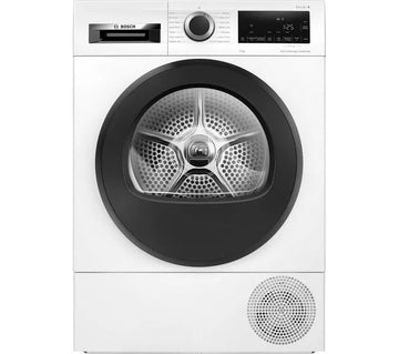 Bosch Series 6 WQG245A0GB 9Kg Heat Pump Tumble Dryer - White [Free 5-year parts & labour guarantee]