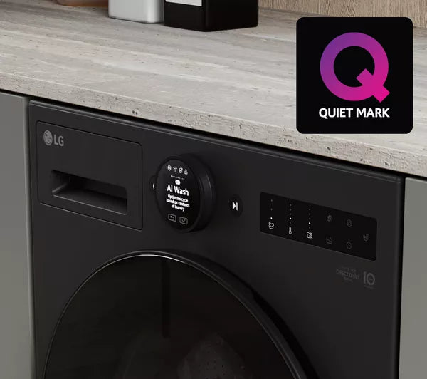 LG F4X9009TBC 9kg 1400rpm AI DD™ Washing Machine - Black