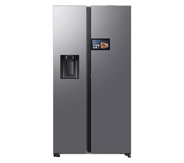 Samsung RS90F64EETEU Series 9 Bespoke AI Plumbed ice & water American Style Fridge Freezer - Silver