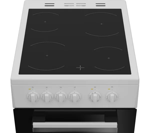 Indesit ITE5VMW 50cm ceramic electric cooker - white