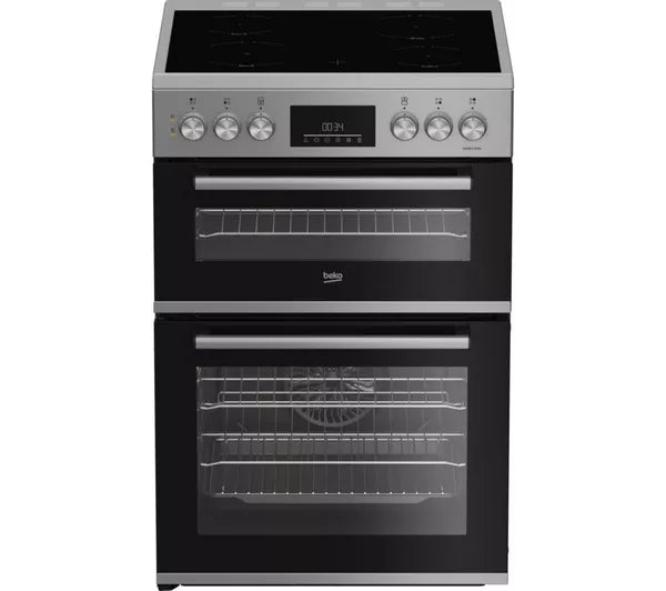 Beko FDC6731S AeroPerfect 60cm Ceramic Cooker - Silver