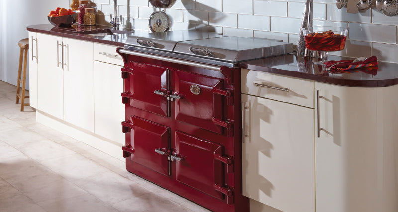 Everhot 100i Burgundy Induction Range Cooker [contact store for delivery options]