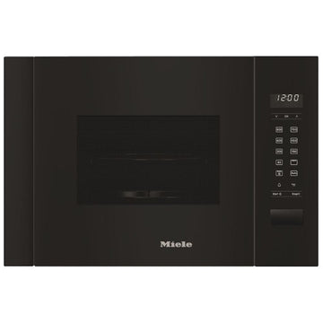 Miele M2224SC 900W 50cm Built-In Microwave with Grill - Black