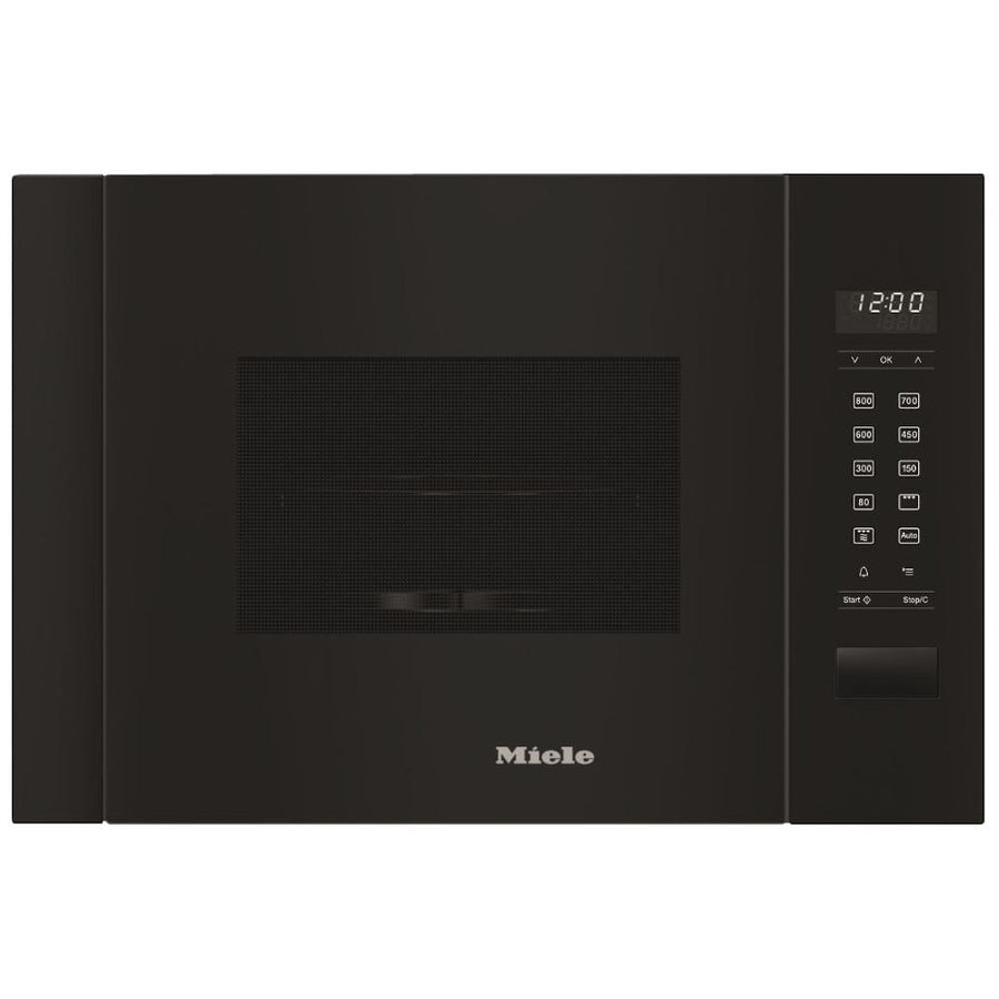Miele M2224SC 900W 50cm Built-In Microwave with Grill - Black