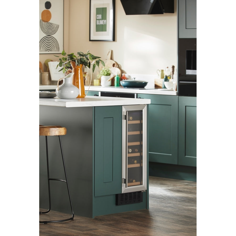 CDA CFWC304SS 30cm Undercounter Wine Cooler - Stainless steel