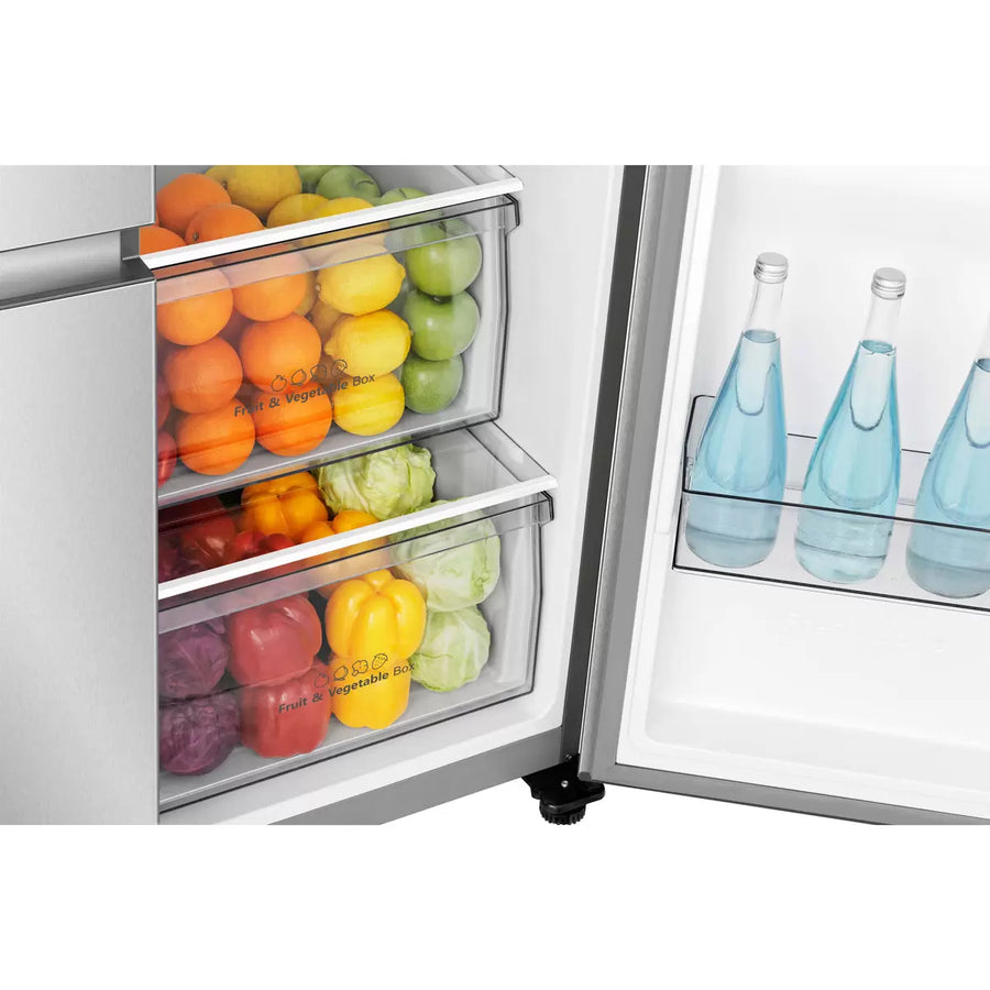 Hisense RS840N4WCE PureFlat Non-Plumbed American Style Fridge Freezer - Stainless Steel