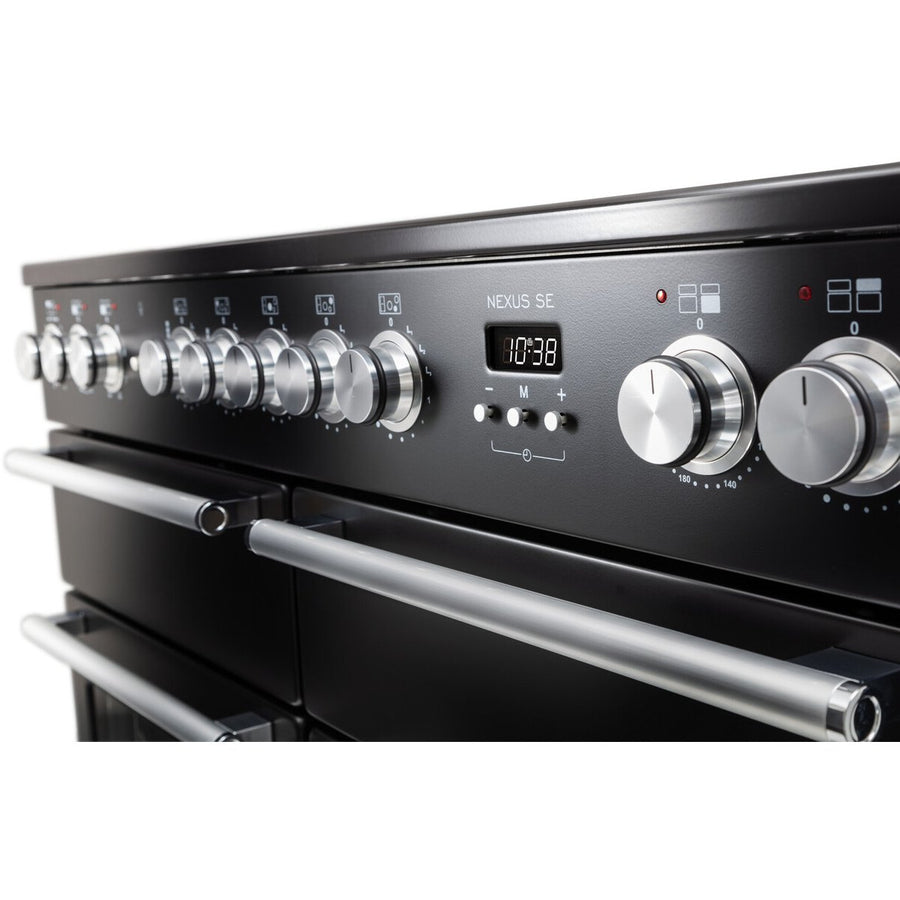 Rangemaster NEXSE110EICB/C 110cm Induction Range Cooker - Charcoal Black