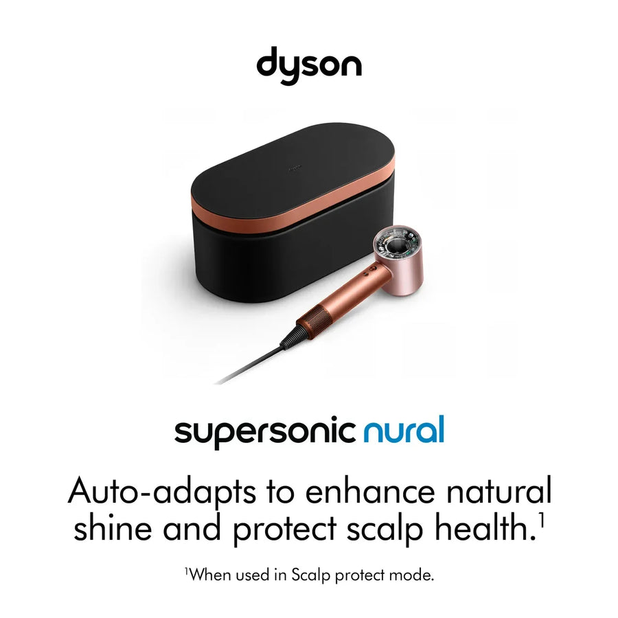 DYSON Supersonic Nural Straight+Wavy Hair Dryer - Amber Silk