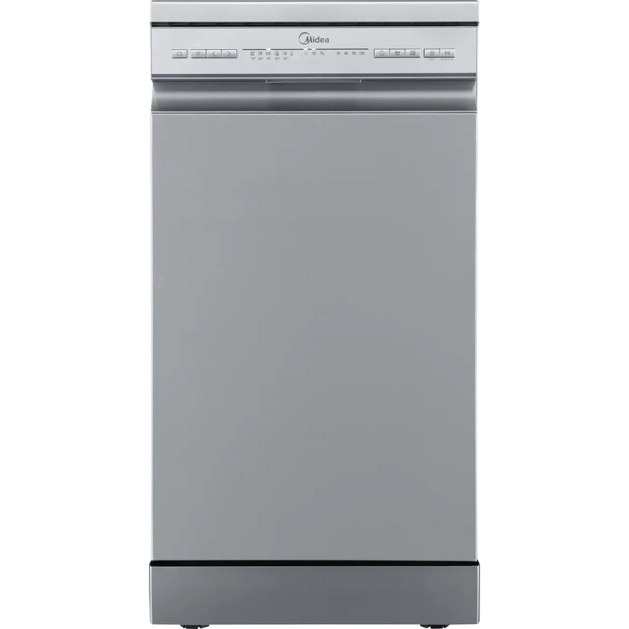 Midea MDWEF1034CS Slimline 10 Place Dishwasher 45cm – Silver