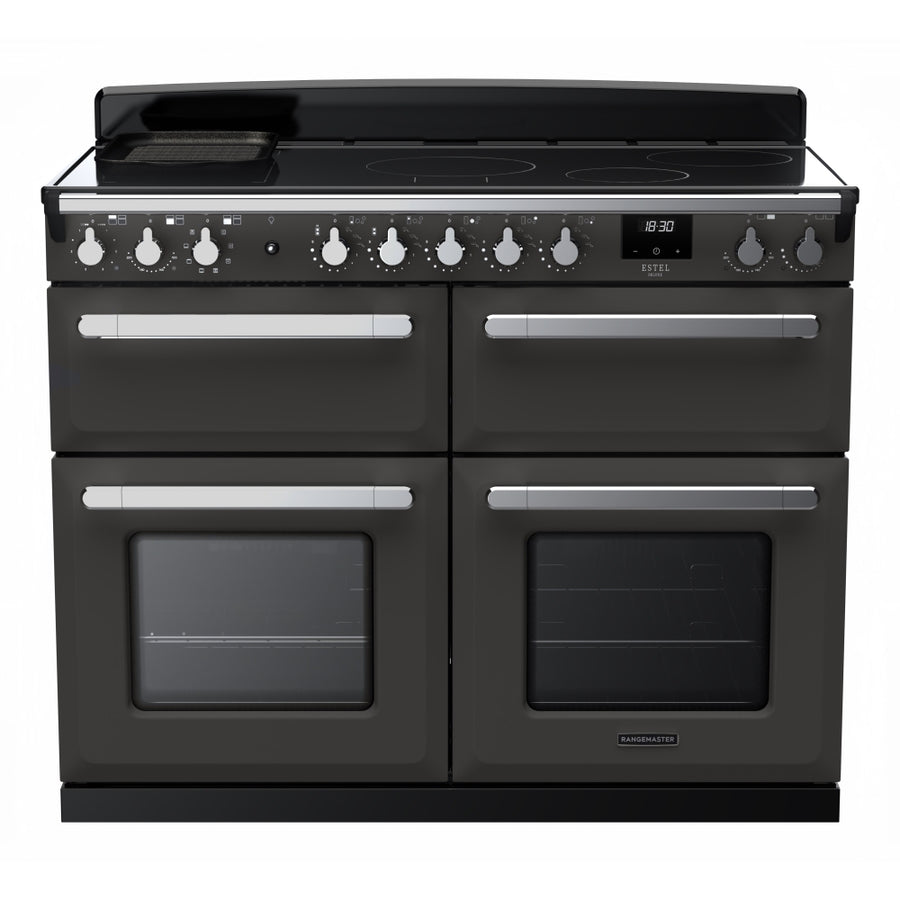 Rangemaster ESDLB110EIPSLT/CM1 Estel Deluxe 110cm Induction Cooker - Slate/Chrome