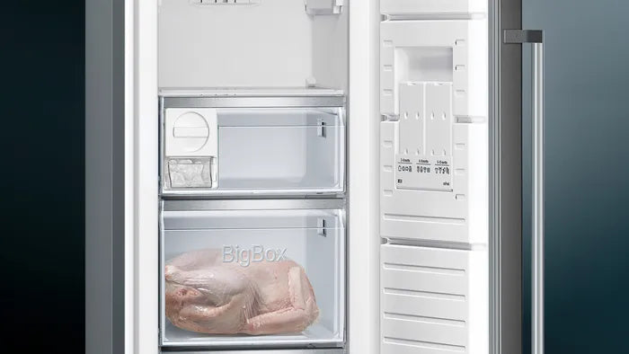 Siemens GS36NAXEP IQ500 Freestanding Frost Free Freezer – Black Steel [Anti Fingerprint]