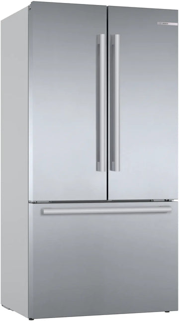 Bosch KFF96PIEP Series 8 Total No Frost French door Fridge Freezer Plumbed Ice & Water - Brushed steel anti-fingerprint