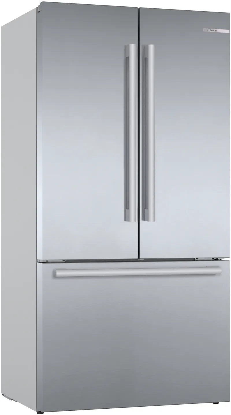 Bosch KFF96PIEP Series 8 Total No Frost French door Fridge Freezer Plumbed Ice & Water - Brushed steel anti-fingerprint