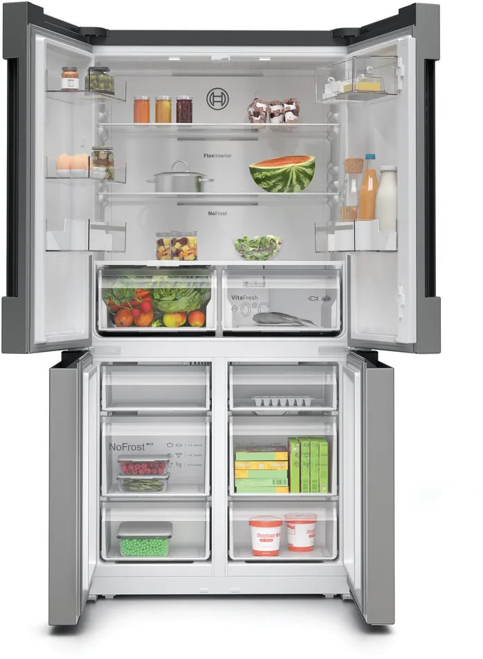 Bosch KFN96VPEAG Series 4 Total No Frost French door Fridge Freezer - Brushed steel anti-fingerprint