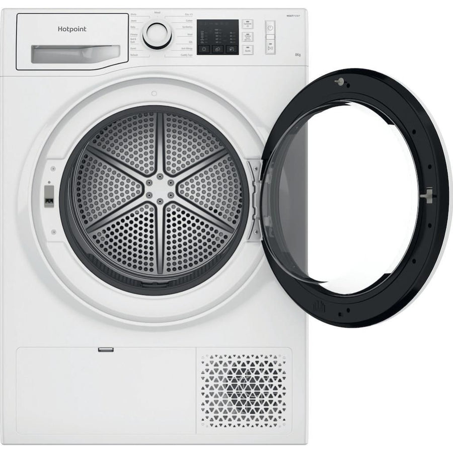 Hotpoint NTM1081WK 8kg Heat pump condenser tumble dryer - White