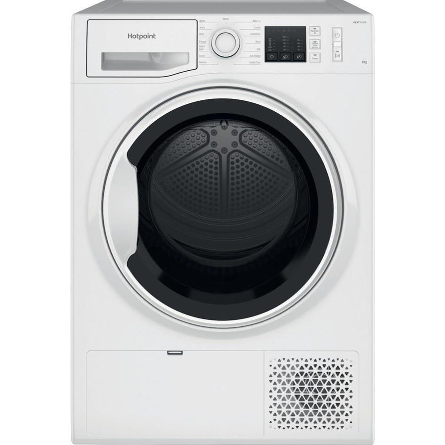 Hotpoint NTM1081WK 8kg Heat pump condenser tumble dryer - White
