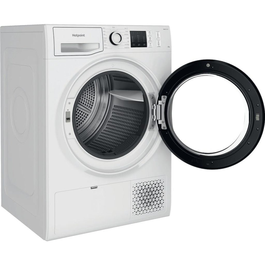 Hotpoint NTM1081WK 8kg Heat pump condenser tumble dryer - White