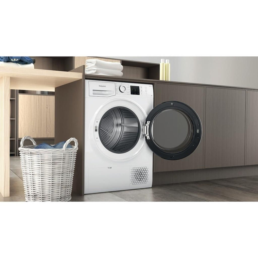Hotpoint NTM1081WK 8kg Heat pump condenser tumble dryer - White