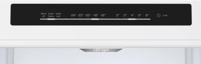 BOSCH Series 4 KGN392LDFG 70/30 Frost Free Fridge Freezer - Stainless Steel Look [Free 5-year parts & labour guarantee]