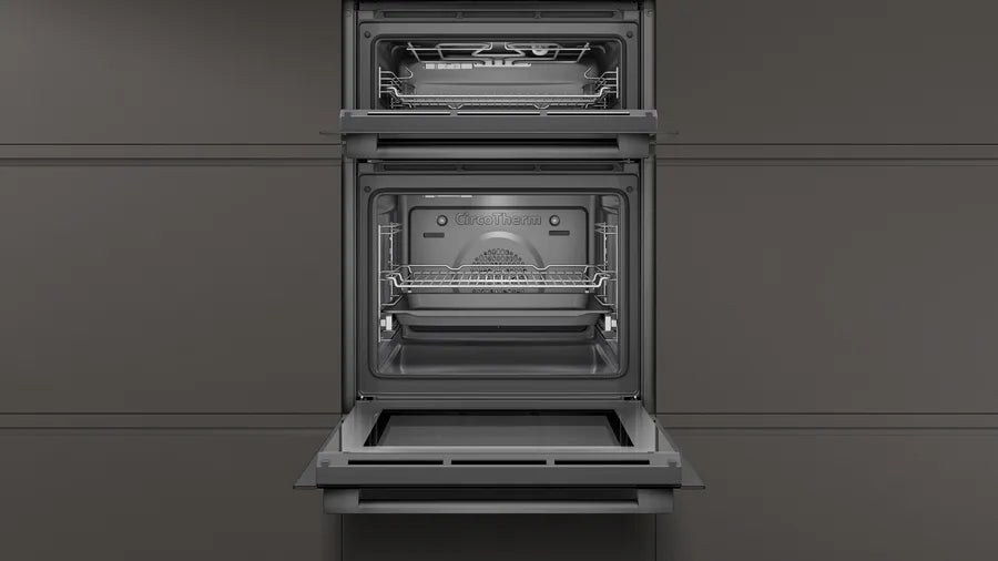 NEFF N50 U1ACE2HG0B Electric CircoTherm® Double Oven - Graphite Grey