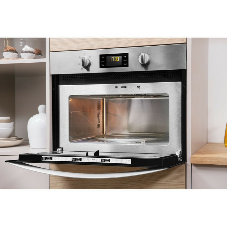 Indesit MWI3443IX Built-in Microwave & Grill - Stainless steel