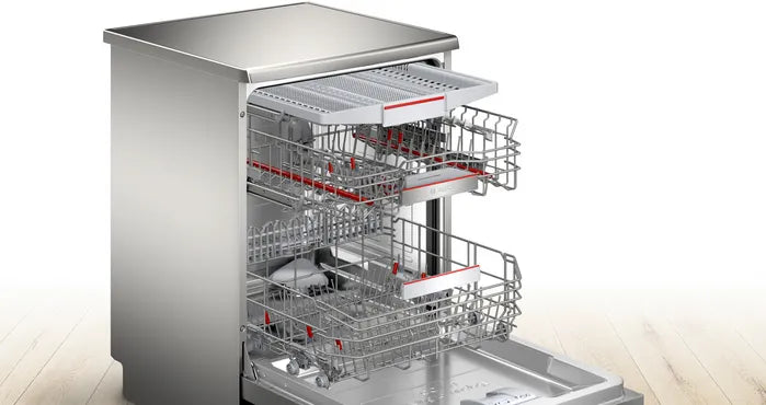 Bosch SMS6TCI02G Series 6 14-place setting dishwasher - Brushed Stainless Steel [Free 5-year guarantee]