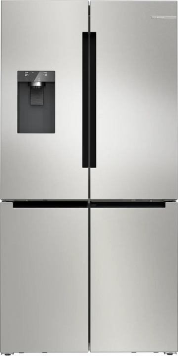 Bosch KFI96APEAG Series 6 Total No Frost French door Fridge Freezer Non-Plumbed Ice & Water - Brushed steel