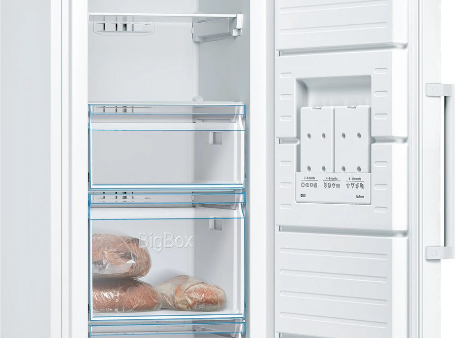 Bosch GSN36VWEPG Series 4 Freestanding Frost Free Freezer – White [Free 5-year parts & labour guarantee]