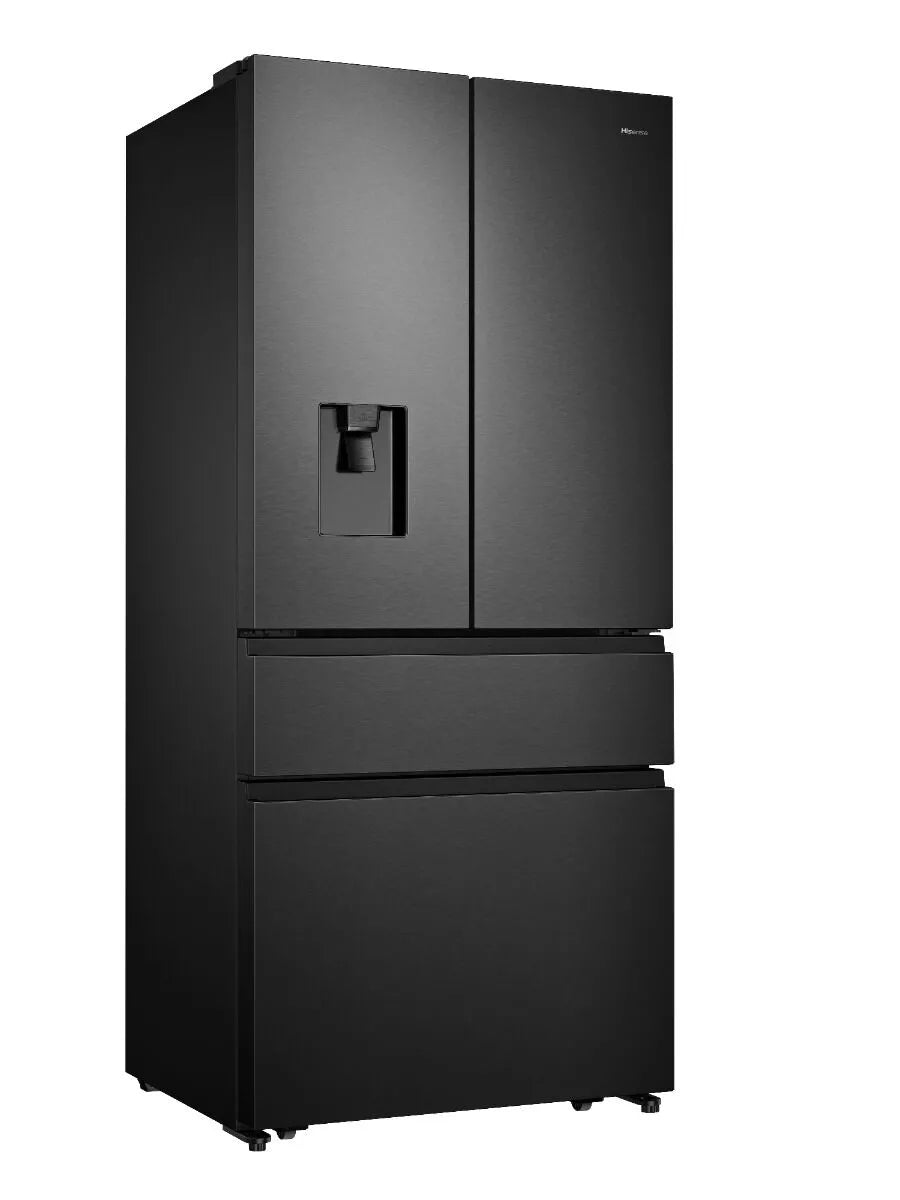 Hisense RF540N4WFE PureFlat Fridge Freezer - Black Stainless Steel