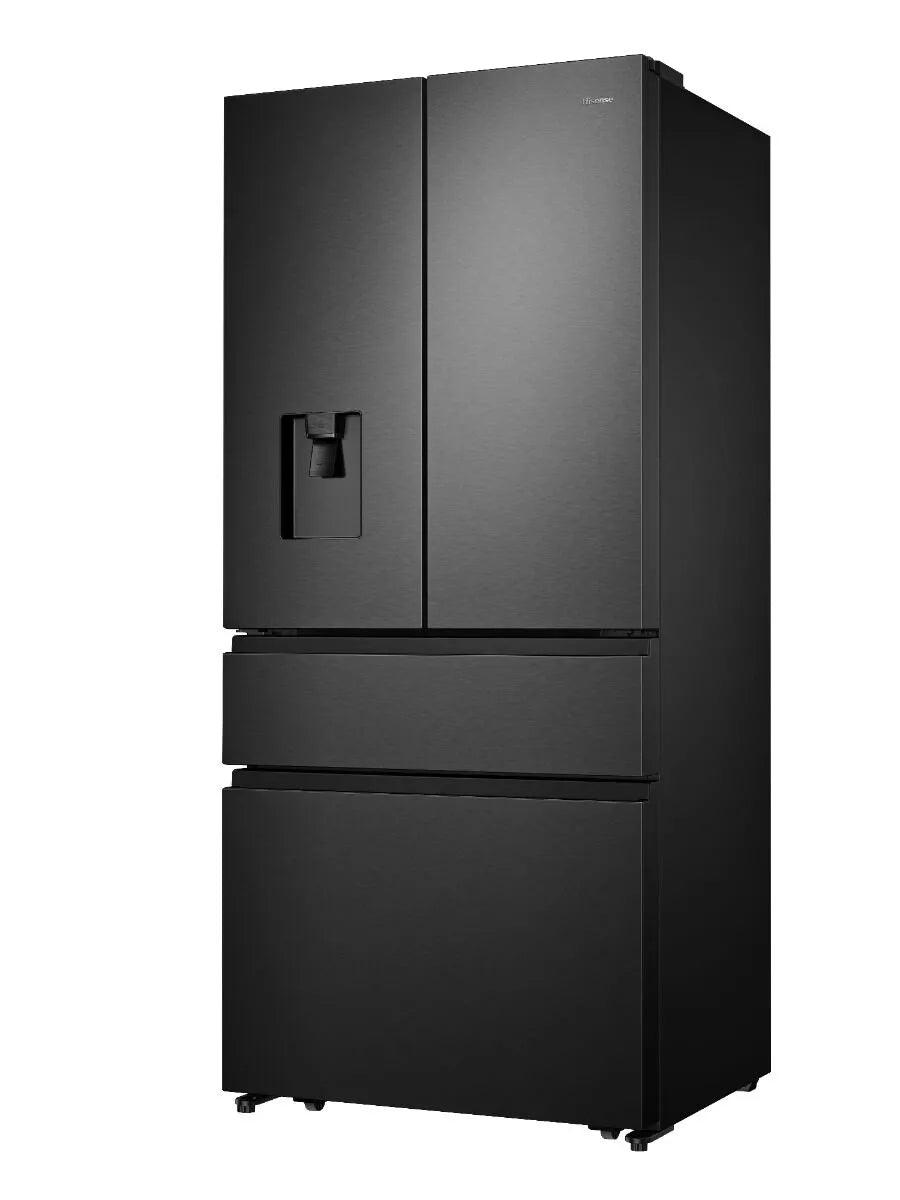 Hisense RF540N4WFE PureFlat Fridge Freezer - Black Stainless Steel