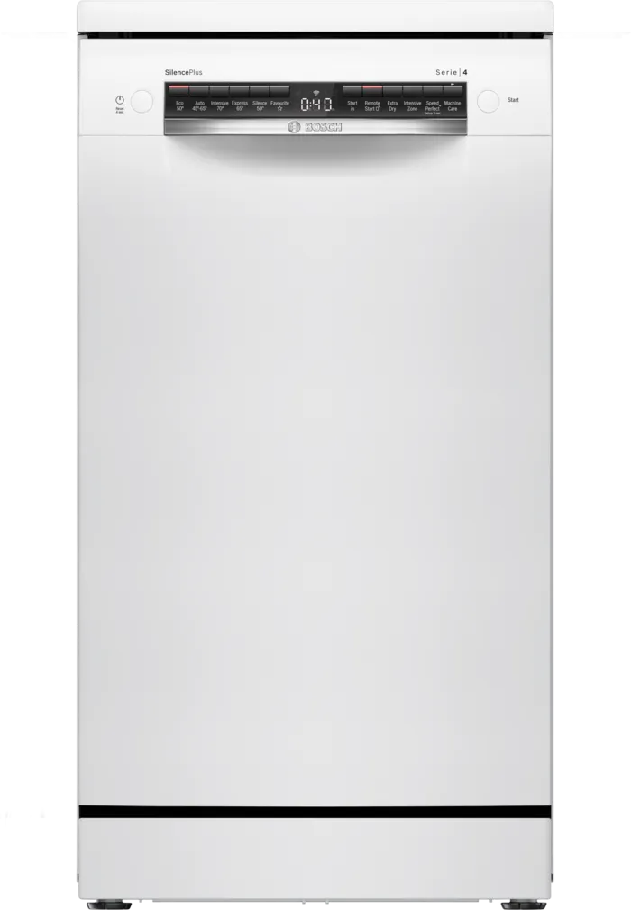 Bosch SPS4HMW49G Serie 4 Slimline Freestanding Dishwasher - White