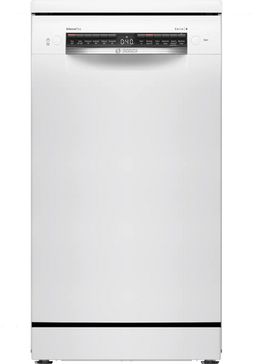 Bosch SPS4HMW49G Serie 4 Slimline Freestanding Dishwasher - White
